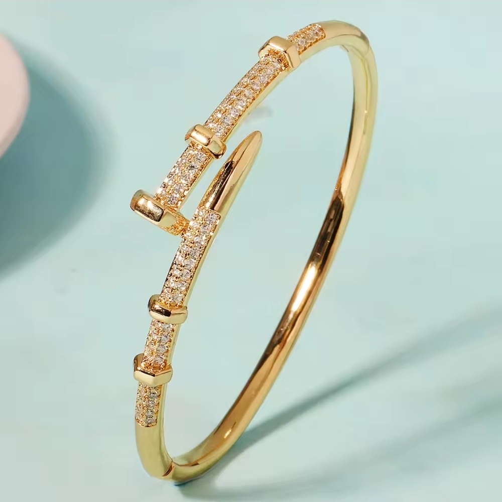 Elegant Gold Bangle Bracelet